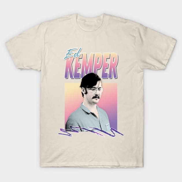 Ed Kemper Aesthetic Retro Styled Design T-Shirt by DankFutura